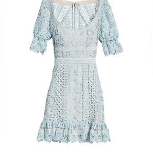 Self Portrait  blue mii dress